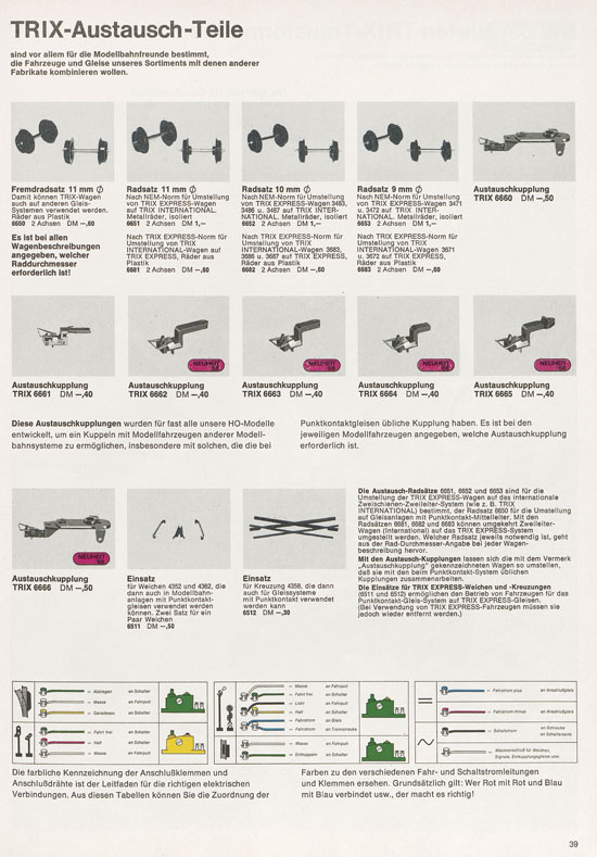 Trix Gesamtkatalog 1968