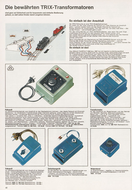 Trix Gesamtkatalog 1968