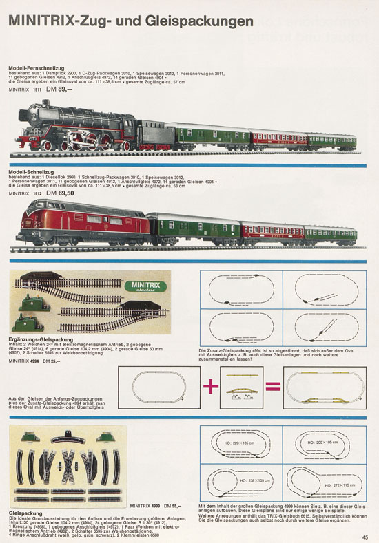 Trix Gesamtkatalog 1968