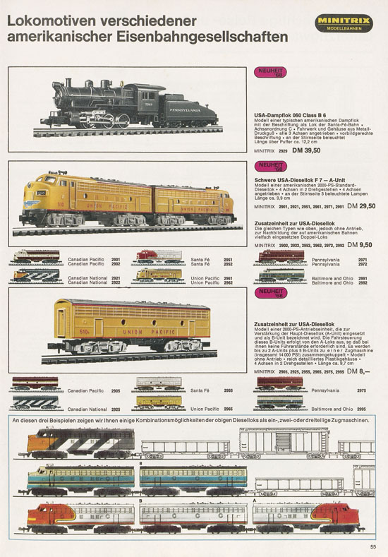 Trix Gesamtkatalog 1968