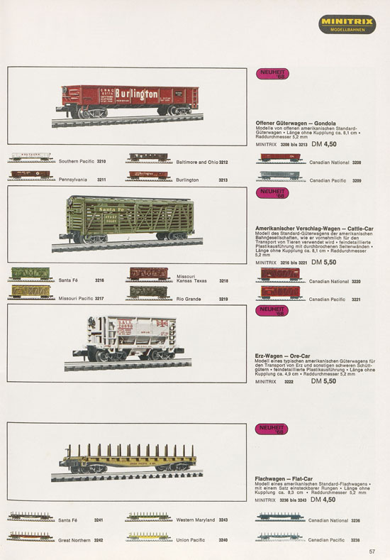 Trix Gesamtkatalog 1968