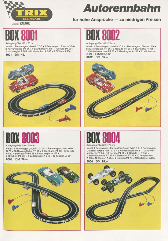 Trix Gesamtkatalog 1968