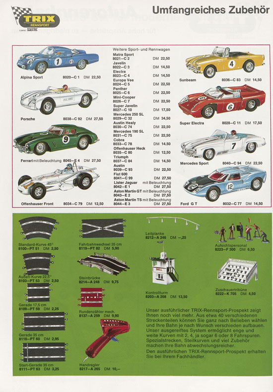 Trix Gesamtkatalog 1968