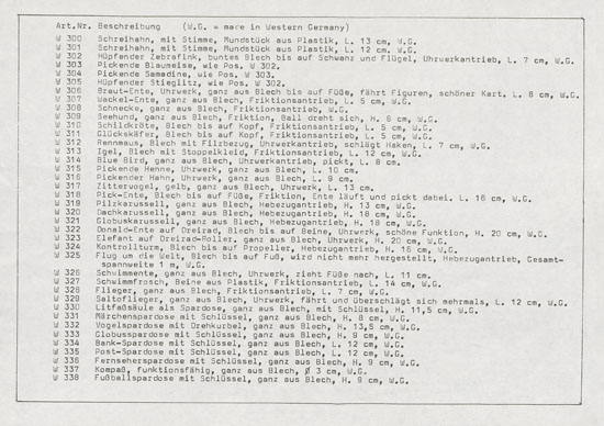 Tucher & Walther Katalog 1981