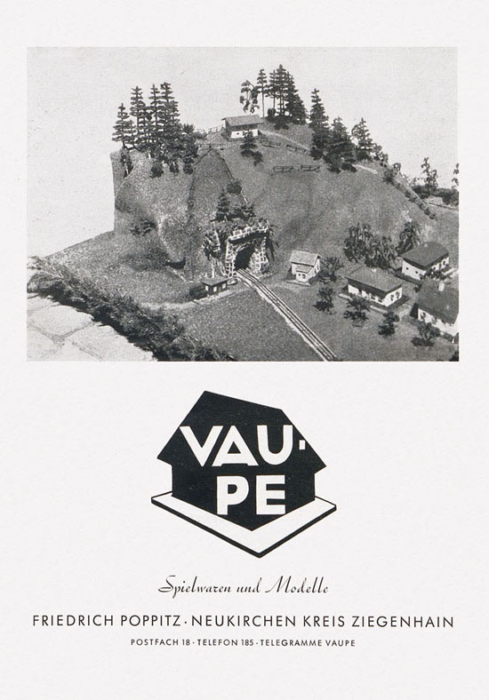 Vau-Pe Faltblatt 1954