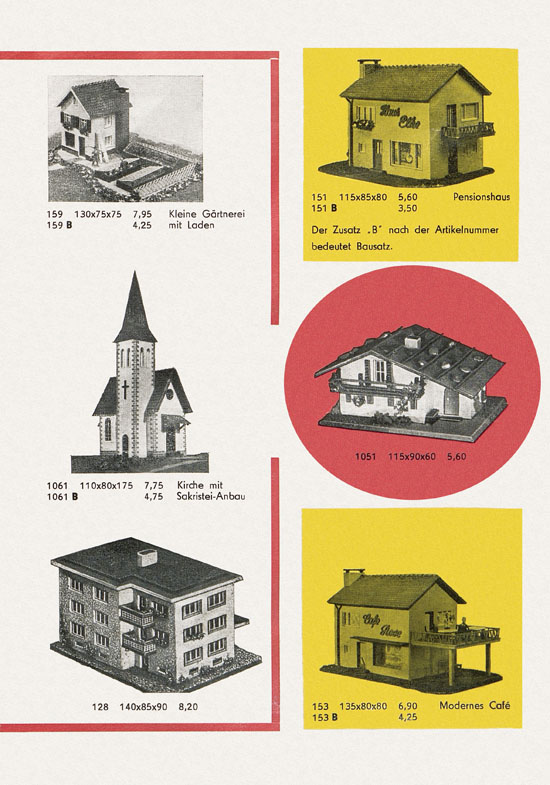 Vau-Pe Modellauswahl 1962