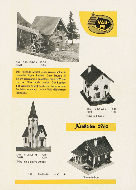 Vau-Pe Katalog 1962