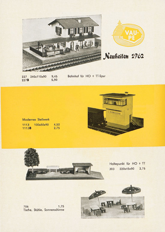 Vau-Pe Katalog 1962