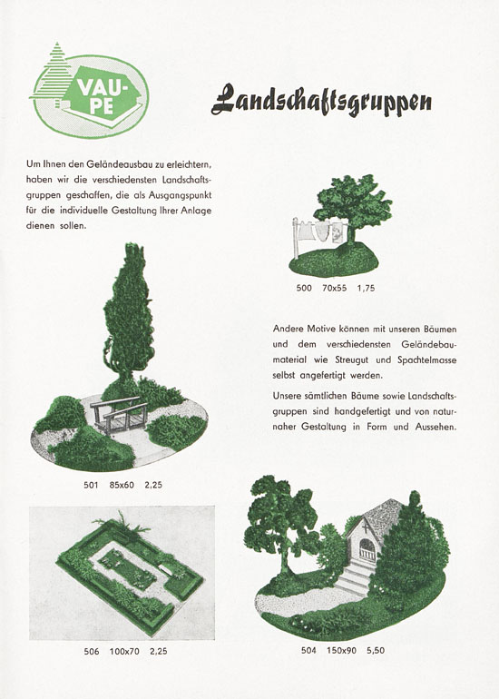 Vau-Pe Katalog 1962