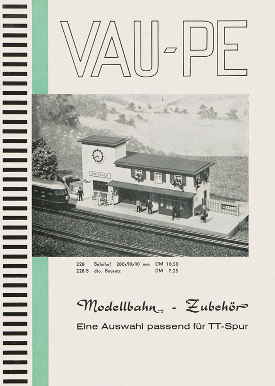 Vau-Pe Modellbahn-Zubehör Spur TT 1963