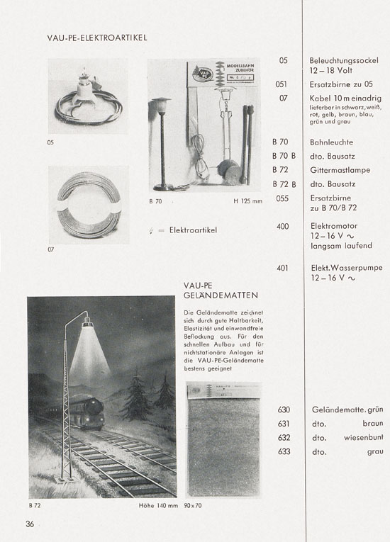 Vau-Pe Katalog 1969