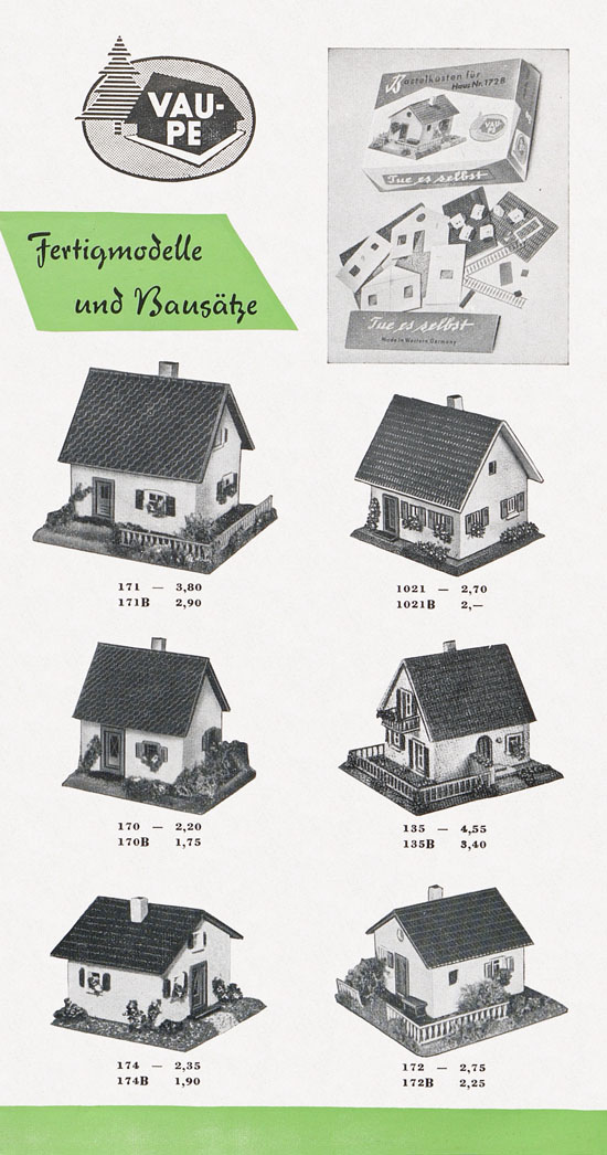 Vau-Pe Modellauswahl 1959