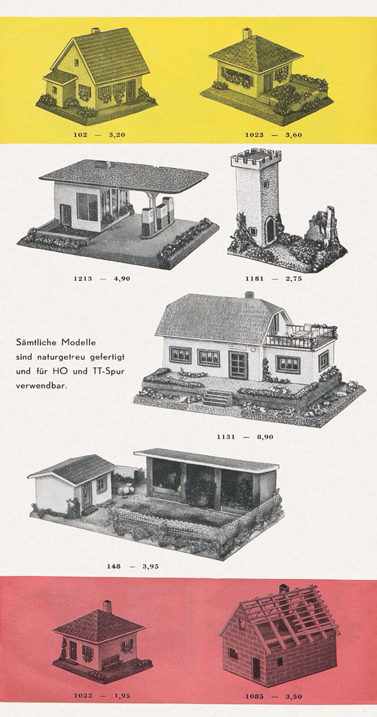 Vau-Pe Modellauswahl 1959