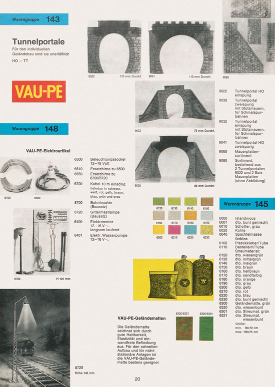 Vau-Pe Katalog 1973