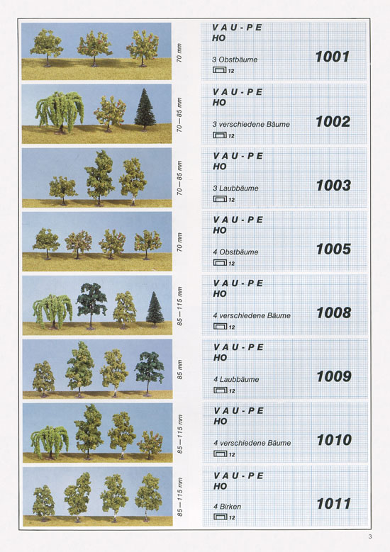 Seite 3 Vau-Pe Katalog 1986