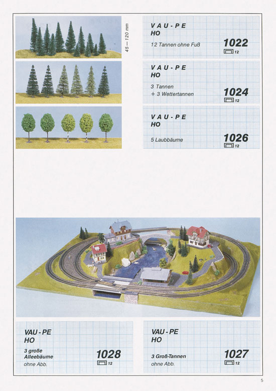 Seite 5 Vau-Pe Katalog 1986