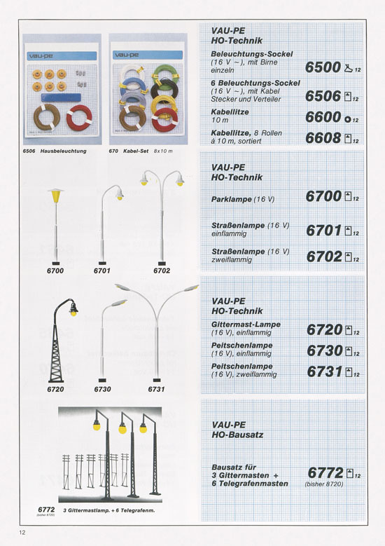 Vau-Pe Katalog 1986