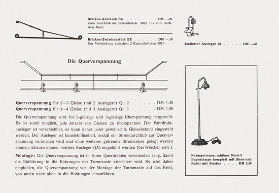 Vollmer Preisliste 1952