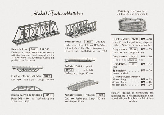 Vollmer Preisliste 1953