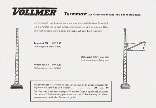 Vollmer Katalog 1954