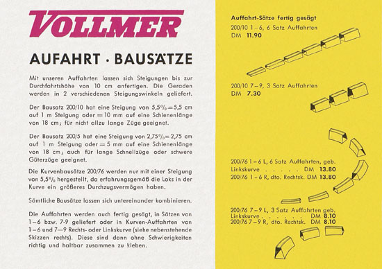 Vollmer Katalog 1956