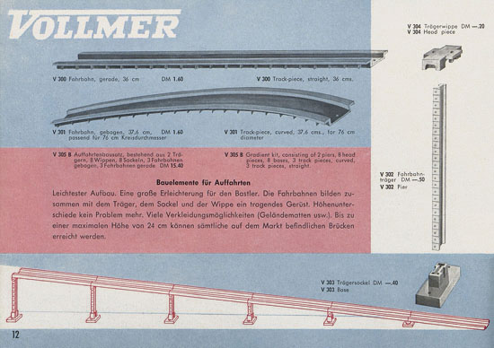 Vollmer Katalog 1958