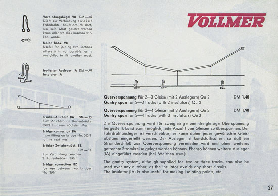 Vollmer Katalog 1958