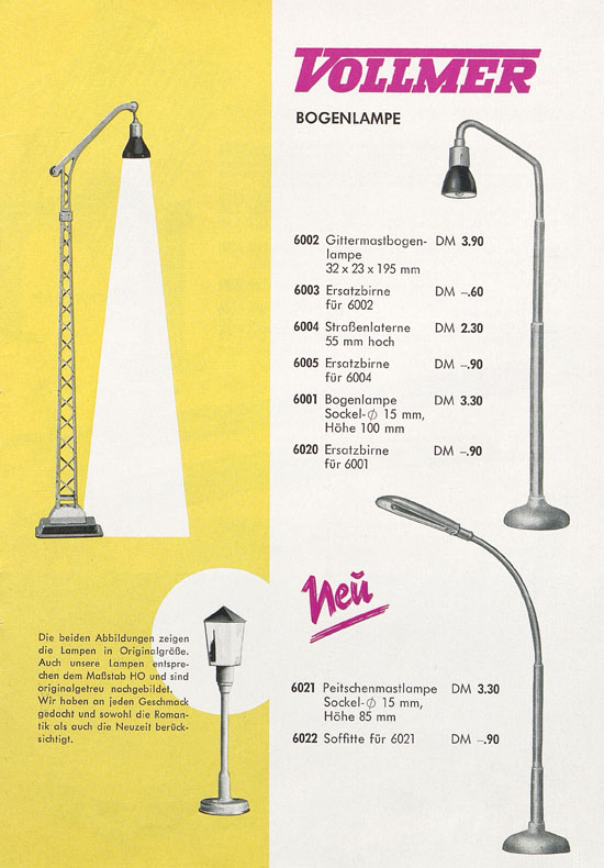 Vollmer Katalog 1960