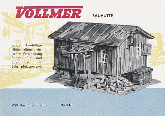 Vollmer Neuheiten 1960