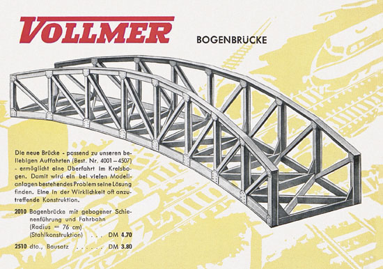 Vollmer Neuheiten 1960