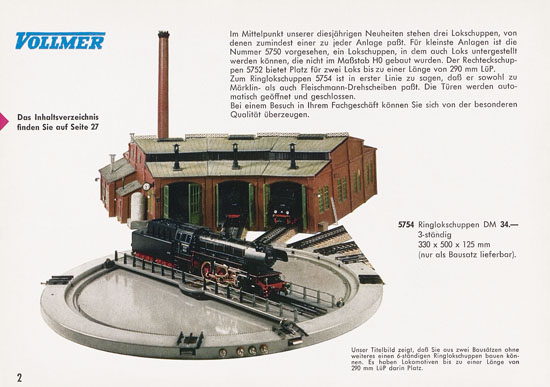 Vollmer Katalog 1962-1963