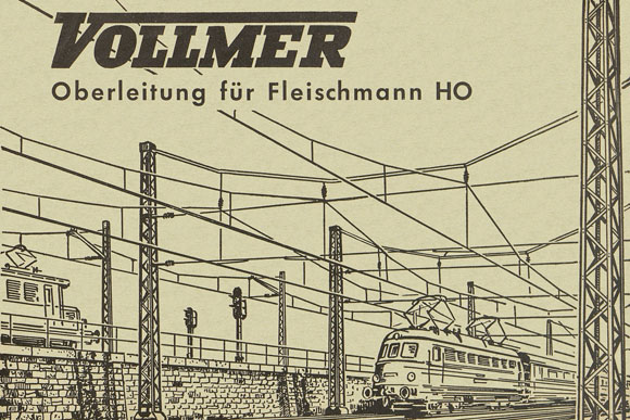 Vollmer Oberleitung für Fleischmann H0