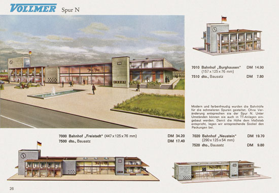 Seite 26 Vollmer Katalog 1966-1967