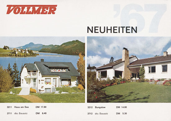 Vollmer Prospekt Neuheiten 1967