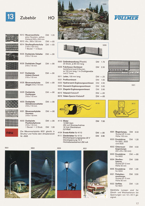 Vollmer Katalog 1968-1969