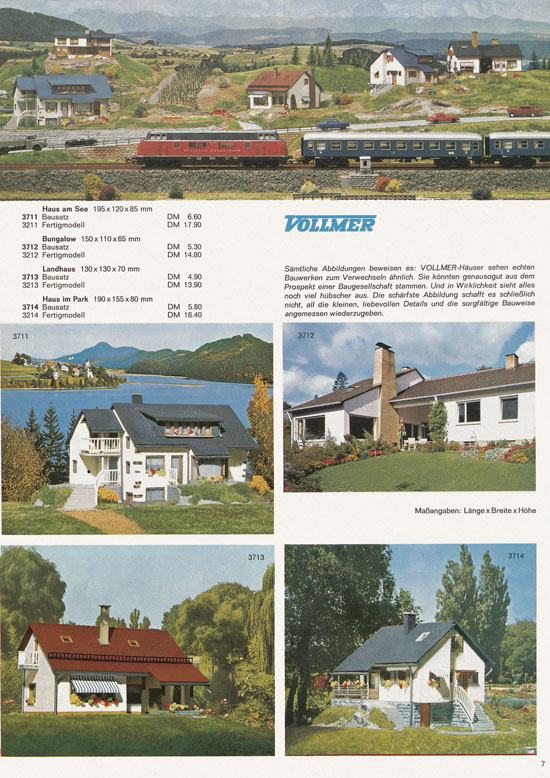 Vollmer Katalog 1969-1970