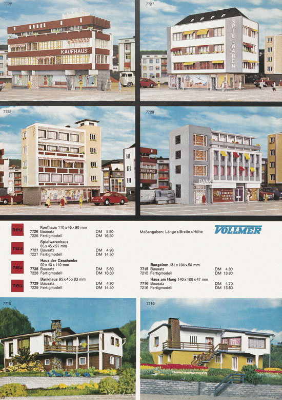 Vollmer Katalog 1969-1970