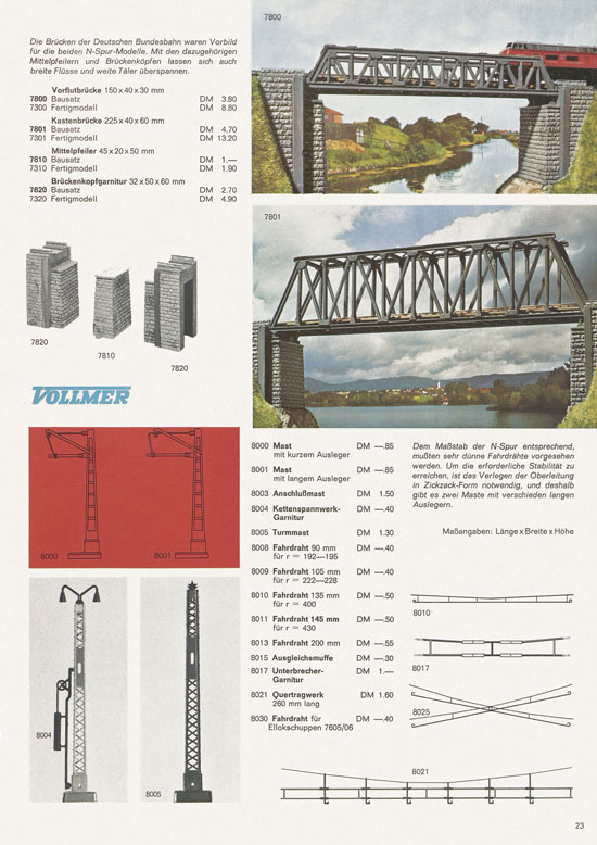 Vollmer Katalog 1969-1970