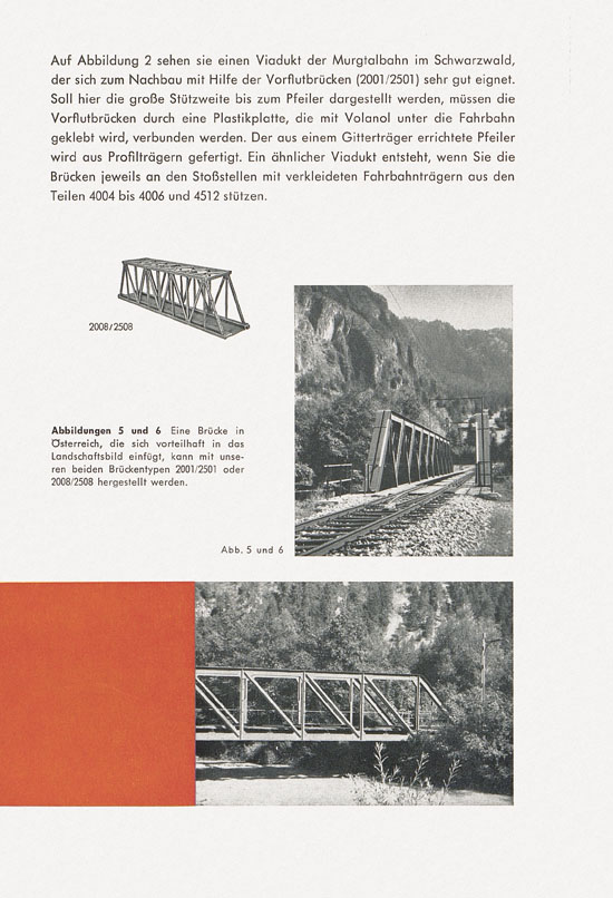 Vollmer 1000 Möglichkeiten Brücken 1962