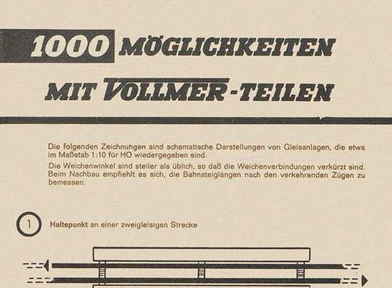 Vollmer 1000 Möglichkeiten Der Bahnhof