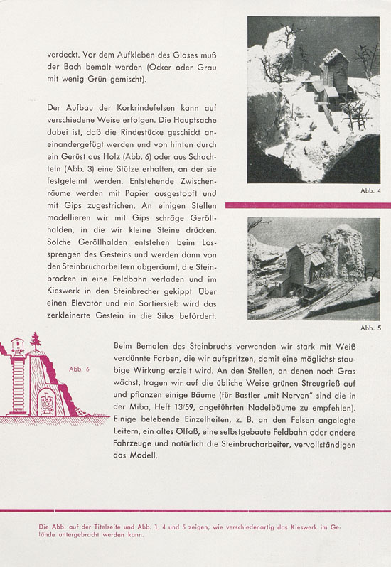 Vollmer 1000 Möglichkeiten Kieswerk 1960