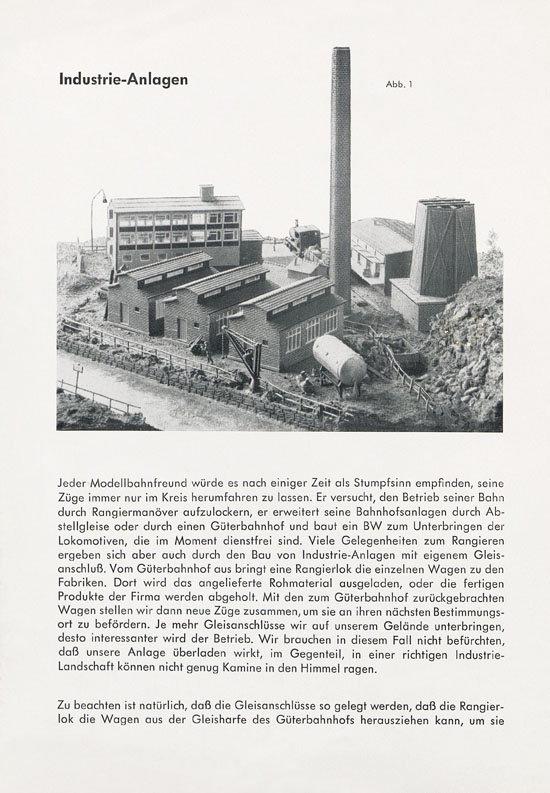 Vollmer 1000 Möglichkeiten Industrieanlagen 1960