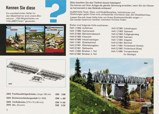 Vollmer Katalog 1967-1968