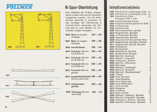 Vollmer Katalog 1967-1968