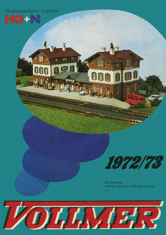 Vollmer Katalog Modelleisenbahn-Zubehör 1972-1973