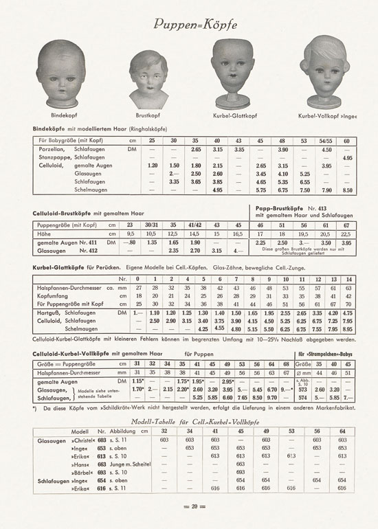 Wernicke Katalog 1953-1954