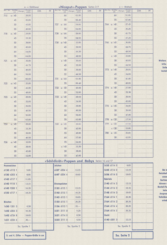 Wernicke Hauptkatalog 1962-1963