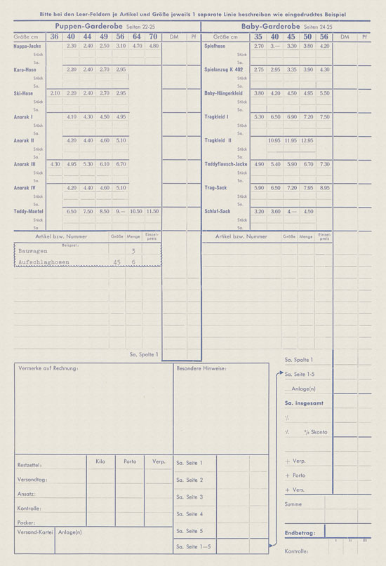 Wernicke Hauptkatalog 1962-1963