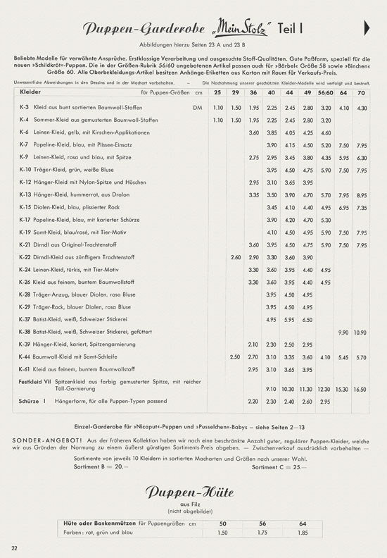 Wernicke Hauptkatalog 1964-1965