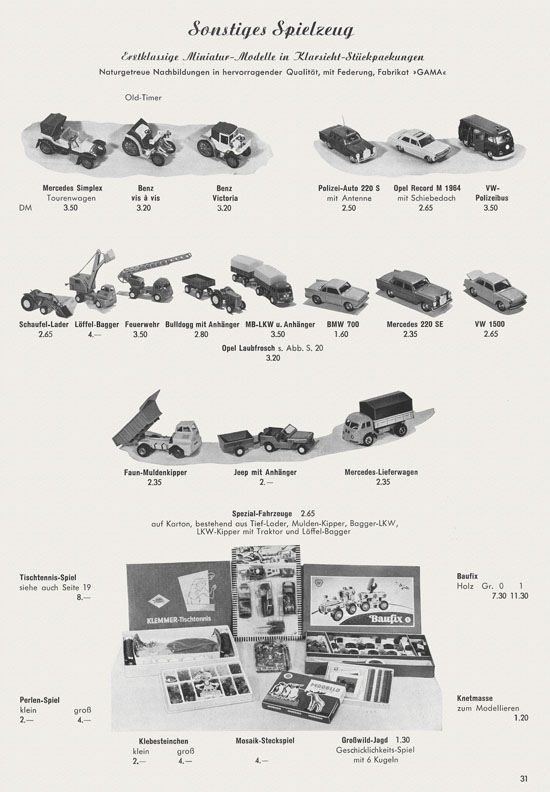 Wernicke Hauptkatalog 1964-1965